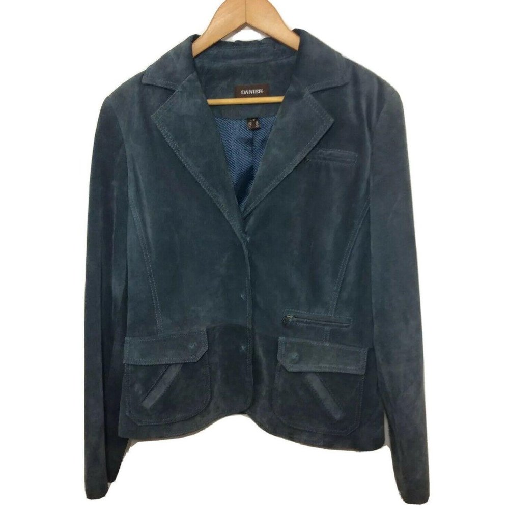 Vintage Danier Classic Vintage Womens Large Blue